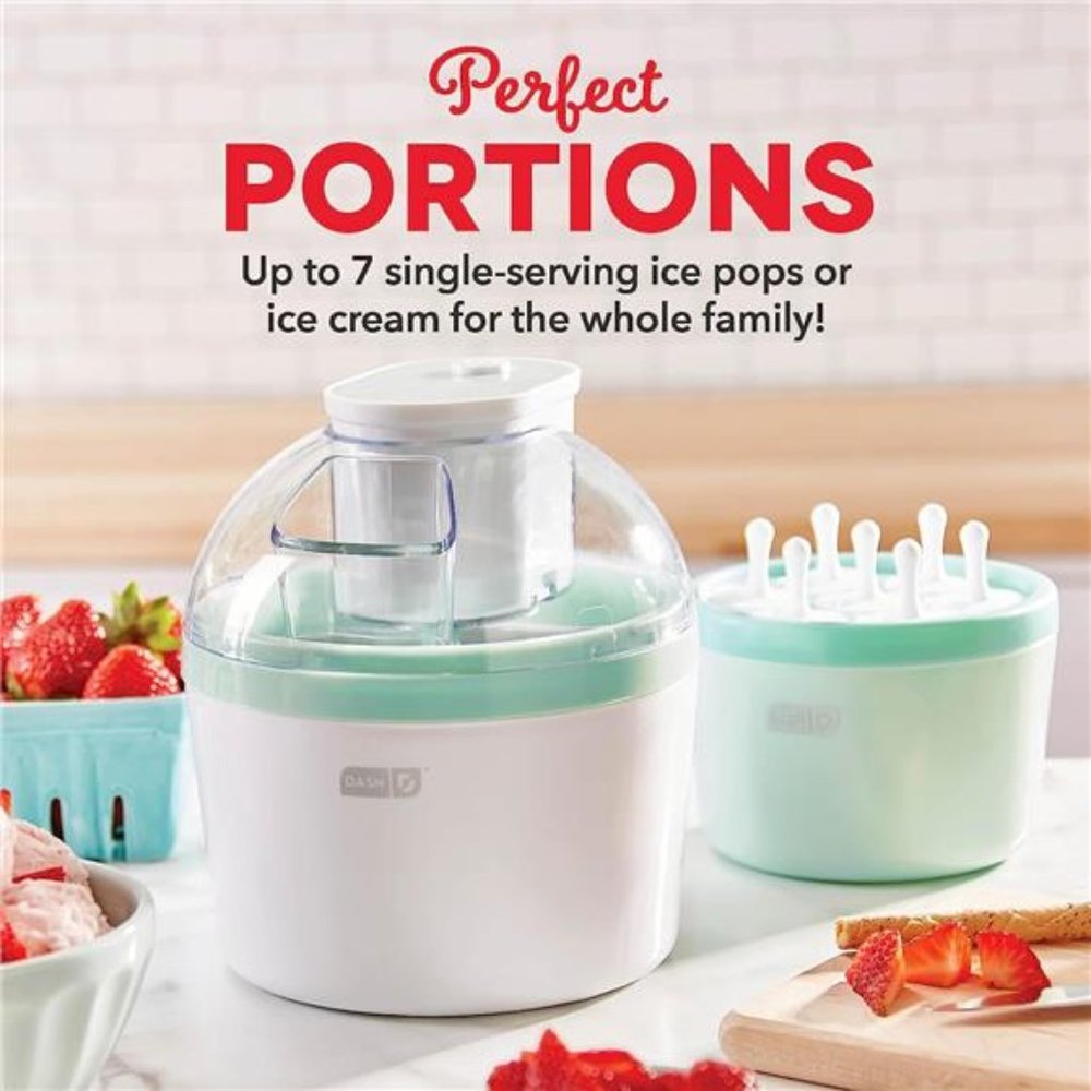 Ice Cream Maker for Gelato, Sorbet, Frozen Yogurt + Ice Pops, with Mixing Bowl - Picture 5 of 5